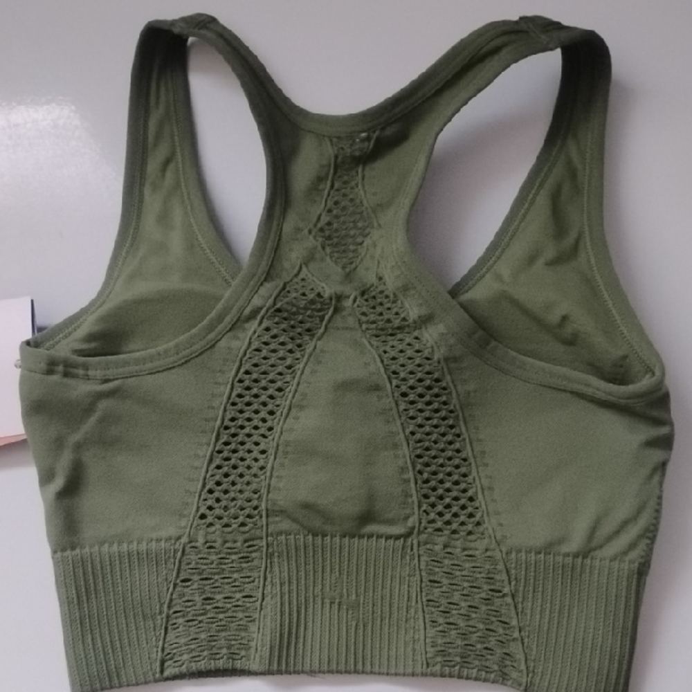 JoyLab Sage Green Sports Bra - Picture 2 of 5
